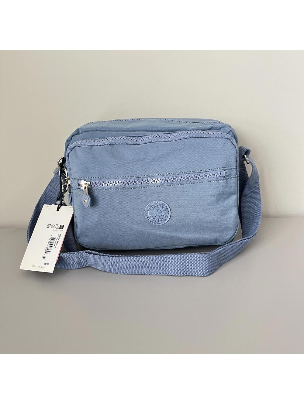 Kipling Deena Crossbody Bag in Haze Blue NWT